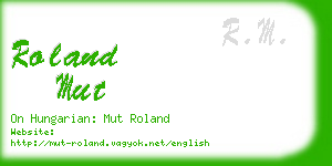 roland mut business card